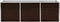 vidaXL - Plantenbak - verhoogd - 240x80x77 - cm - gegalvaniseerd - staal - bruin