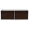 vidaXL - Plantenbak - verhoogd - 240x80x77 - cm - gegalvaniseerd - staal - bruin
