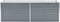 vidaXL - Plantenbak - verhoogd - 240x80x77 - cm - gegalvaniseerd - staal - grijs