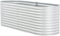 vidaXL - Plantenbak - verhoogd - 240x80x81 - cm - gegalvaniseerd - staal - zilver