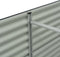 vidaXL - Plantenbak - verhoogd - 240x80x81 - cm - gegalvaniseerd - staal - grijs