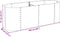 vidaXL - Plantenbak - verhoogd - 240x80x81 - cm - gegalvaniseerd - staal - zilver