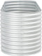 vidaXL - Plantenbak - verhoogd - 240x80x81 - cm - gegalvaniseerd - staal - zilver