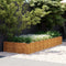 vidaXL - Plantenbak - verhoogd - 291x100x36 - cm - cortenstaal