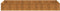 vidaXL - Plantenbak - verhoogd - 291x100x36 - cm - cortenstaal