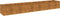 vidaXL - Plantenbak - verhoogd - 291x50x36 - cm - cortenstaal