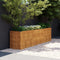 vidaXL - Plantenbak - verhoogd - 291x50x69 - cm - cortenstaal