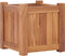 vidaXL - Plantenbak - verhoogd - 30x30x30 - cm - massief - teakhout