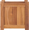 vidaXL - Plantenbak - verhoogd - 30x30x30 - cm - massief - teakhout