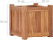 vidaXL - Plantenbak - verhoogd - 30x30x30 - cm - massief - teakhout
