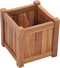 vidaXL - Plantenbak - verhoogd - 30x30x30 - cm - massief - teakhout