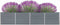 vidaXL - Plantenbak - verhoogd - 320x40x45 - cm - gegalvaniseerd - staal - grijs
