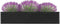 vidaXL - Plantenbak - verhoogd - 320x40x45 - cm - gegalvaniseerd - staal - antraciet