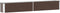 vidaXL - Plantenbak - verhoogd - 320x40x45 - cm - gegalvaniseerd - staal - bruin