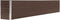 vidaXL - Plantenbak - verhoogd - 320x40x45 - cm - gegalvaniseerd - staal - bruin