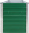 vidaXL - Plantenbak - verhoogd - 320x40x45 - cm - gegalvaniseerd - staal - groen
