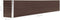 vidaXL - Plantenbak - verhoogd - 320x40x45 - cm - gegalvaniseerd - staal - bruin