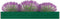 vidaXL - Plantenbak - verhoogd - 320x40x45 - cm - gegalvaniseerd - staal - groen