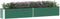 vidaXL - Plantenbak - verhoogd - 320x40x45 - cm - gegalvaniseerd - staal - groen