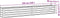 vidaXL - Plantenbak - verhoogd - 320x40x45 - cm - gegalvaniseerd - staal - groen