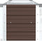 vidaXL - Plantenbak - verhoogd - 320x40x45 - cm - gegalvaniseerd - staal - bruin