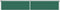 vidaXL - Plantenbak - verhoogd - 320x40x45 - cm - gegalvaniseerd - staal - groen