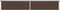 vidaXL - Plantenbak - verhoogd - 320x40x45 - cm - gegalvaniseerd - staal - bruin