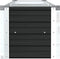 vidaXL - Plantenbak - verhoogd - 320x40x45 - cm - gegalvaniseerd - staal - antraciet