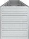vidaXL - Plantenbak - verhoogd - 320x40x45 - cm - gegalvaniseerd - staal - zilver