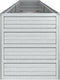 vidaXL - Plantenbak - verhoogd - 320x40x45 - cm - gegalvaniseerd - staal - zilver
