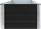 vidaXL - Plantenbak - verhoogd - 320x40x45 - cm - gegalvaniseerd - staal - antraciet