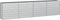 vidaXL - Plantenbak - verhoogd - 320x40x77 - cm - gegalvaniseerd - staal - zilver