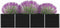 vidaXL - Plantenbak - verhoogd - 320x40x77 - cm - gegalvaniseerd - staal - antraciet