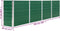 vidaXL - Plantenbak - verhoogd - 320x40x77 - cm - gegalvaniseerd - staal - groen