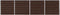 vidaXL - Plantenbak - verhoogd - 320x40x77 - cm - gegalvaniseerd - staal - bruin