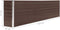 vidaXL - Plantenbak - verhoogd - 320x40x77 - cm - gegalvaniseerd - staal - bruin