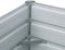 vidaXL - Plantenbak - verhoogd - 320x40x77 - cm - gegalvaniseerd - staal - groen