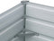 vidaXL - Plantenbak - verhoogd - 320x40x77 - cm - gegalvaniseerd - staal - bruin
