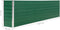 vidaXL - Plantenbak - verhoogd - 320x40x77 - cm - gegalvaniseerd - staal - groen