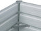 vidaXL - Plantenbak - verhoogd - 320x40x77 - cm - gegalvaniseerd - staal - grijs