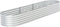 vidaXL - Plantenbak - verhoogd - 320x80x44 - cm - gegalvaniseerd - staal - zilver