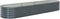 vidaXL - Plantenbak - verhoogd - 320x80x44 - cm - gegalvaniseerd - staal - grijs