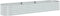 vidaXL - Plantenbak - verhoogd - 320x80x44 - cm - gegalvaniseerd - staal - zilver