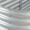 vidaXL - Plantenbak - verhoogd - 320x80x44 - cm - gegalvaniseerd - staal - zilver