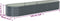 vidaXL - Plantenbak - verhoogd - 320x80x44 - cm - gegalvaniseerd - staal - grijs