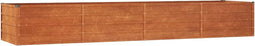 vidaXL - Plantenbak - verhoogd - 320x80x45 - cm - cortenstaal - roestig