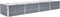 vidaXL - Plantenbak - verhoogd - 320x80x45 - cm - gegalvaniseerd - staal - grijs