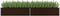 vidaXL - Plantenbak - verhoogd - 320x80x45 - cm - gegalvaniseerd - staal - bruin