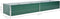 vidaXL - Plantenbak - verhoogd - 320x80x45 - cm - gegalvaniseerd - staal - groen