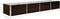 vidaXL - Plantenbak - verhoogd - 320x80x45 - cm - gegalvaniseerd - staal - bruin